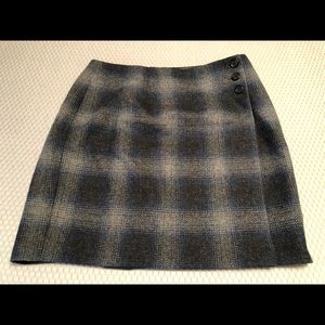Vintage Lauren Ralph Lauren Plaid Wool Skirt